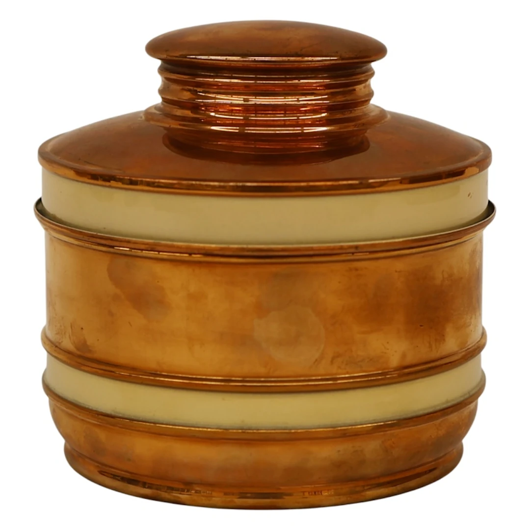 Chase Copper & Enamel Tobacco Humidor