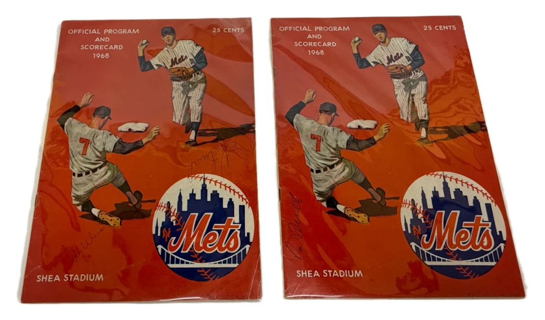 1968 Mets Signed Scorecard Program