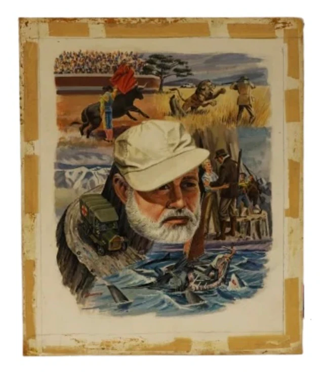 Burch - Ernest Hemingway Illustration