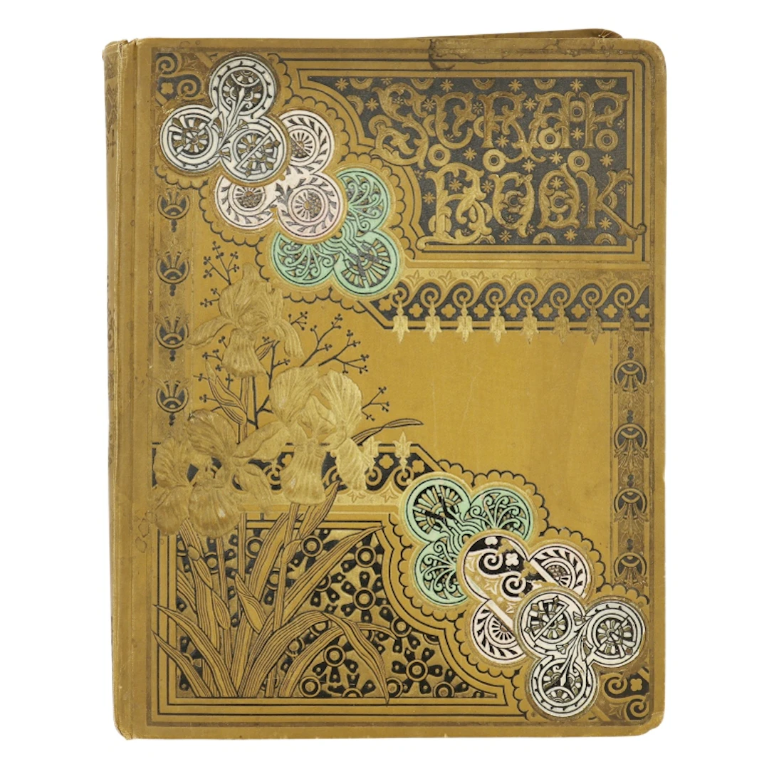 Victorian Scrapbook with Chromolithographs