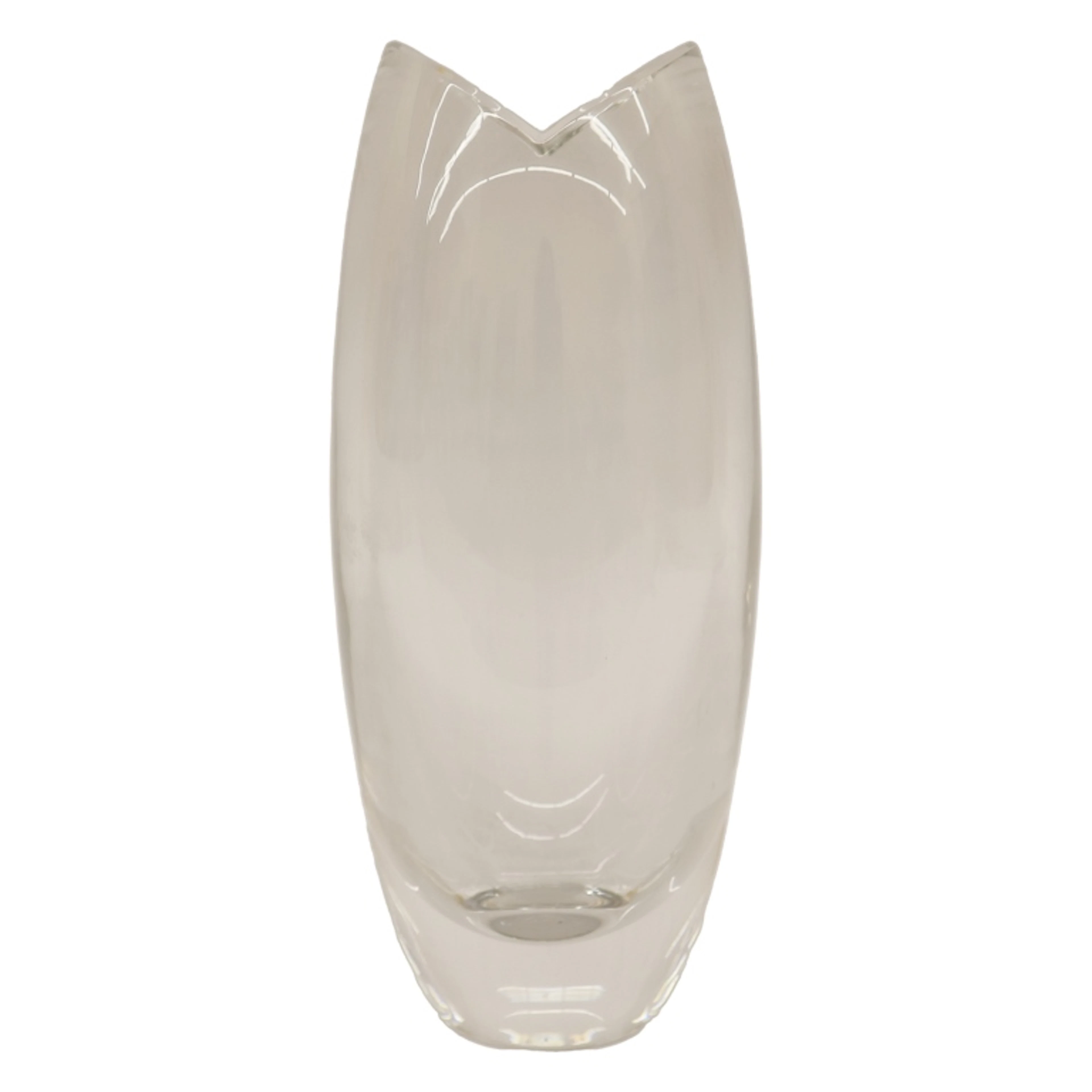 Kosta Boda Bengt Edenfalk Crystal Heart-Rim Vase