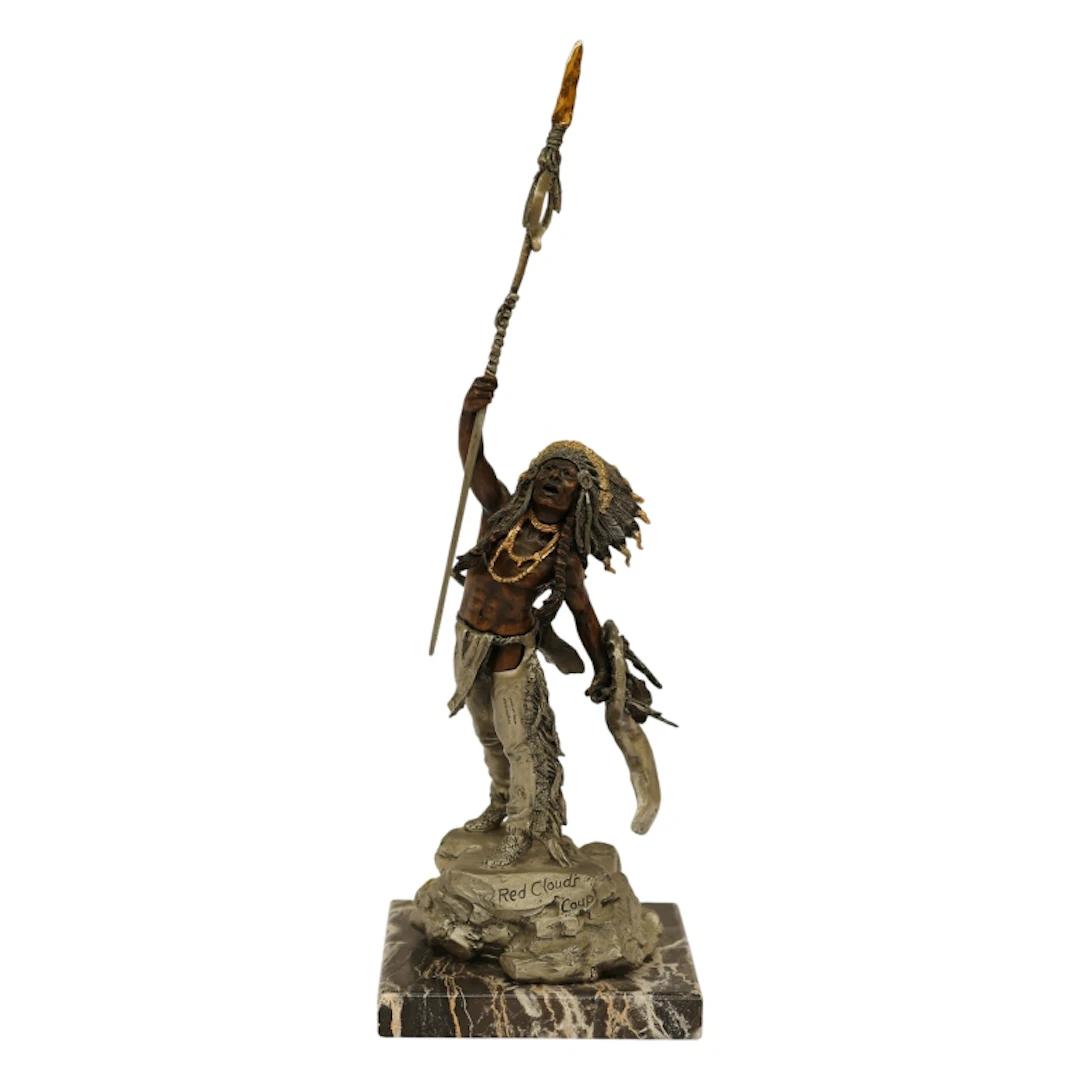 C.A. Pardell Red Cloud�s Coup Sculpture