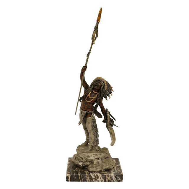 C.A. Pardell Red Cloud�s Coup Sculpture