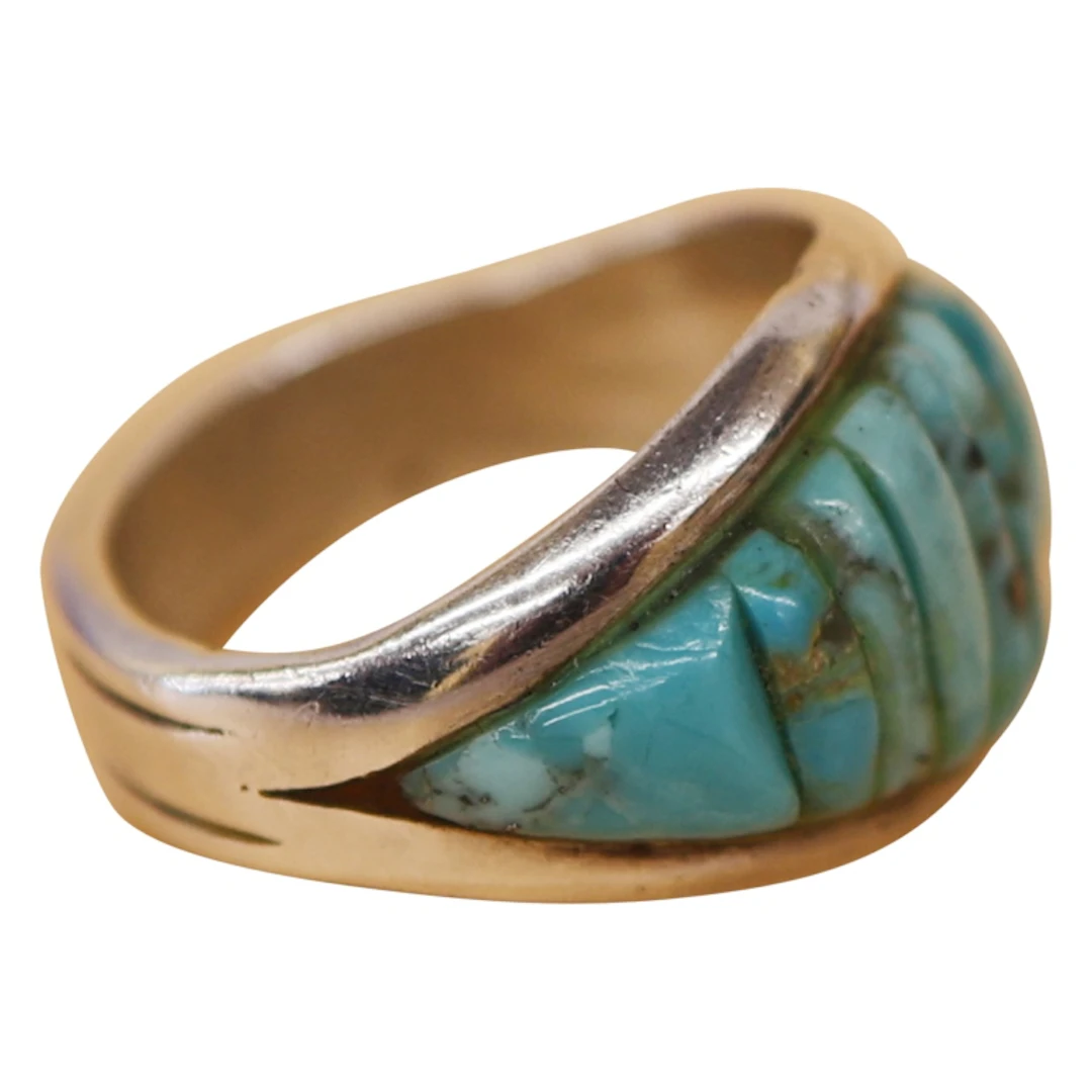 Pete Sierra Navajo Sterling Cobblestone Ring 9 1/2