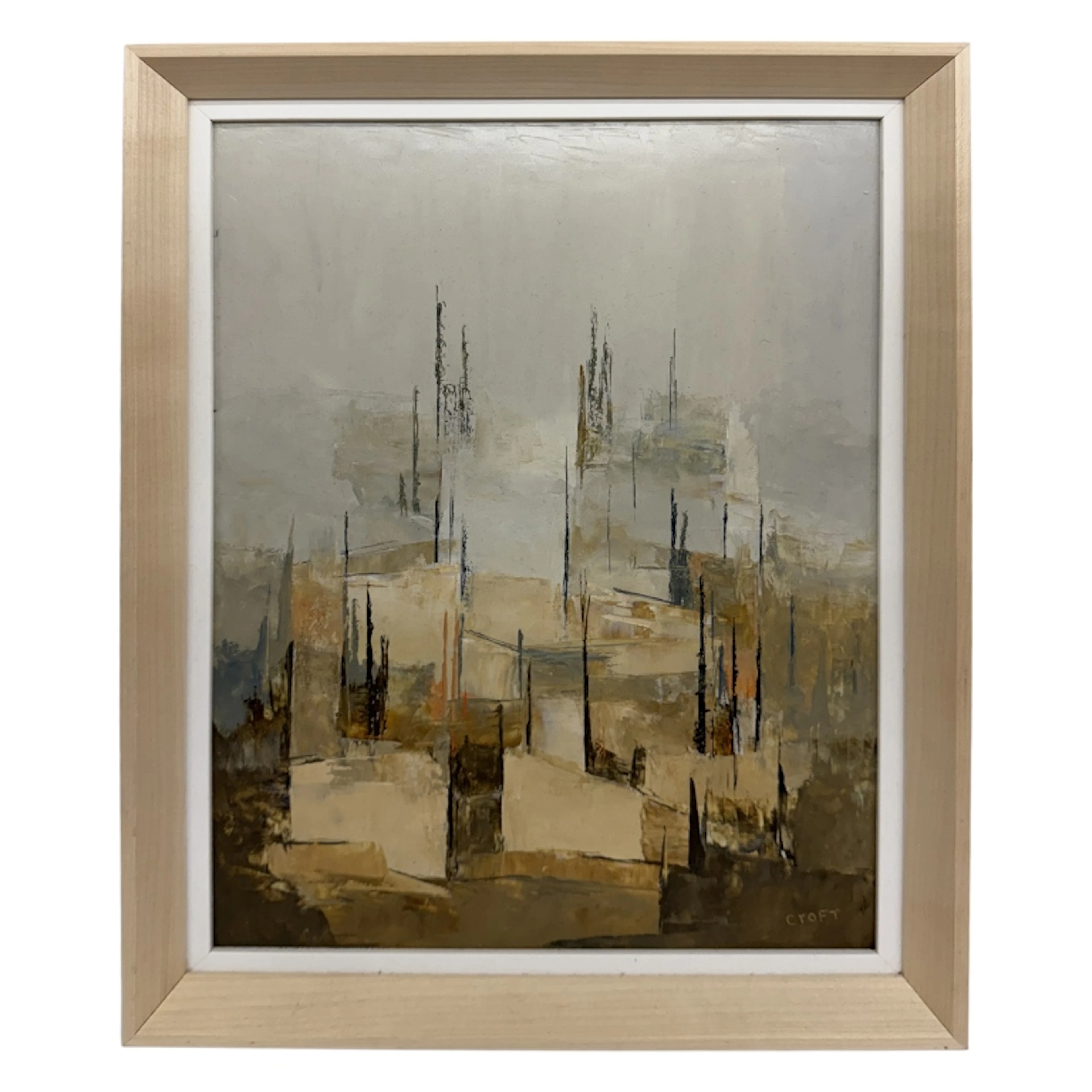Lewis Scott Croft Abstract Landscape Oil Painting