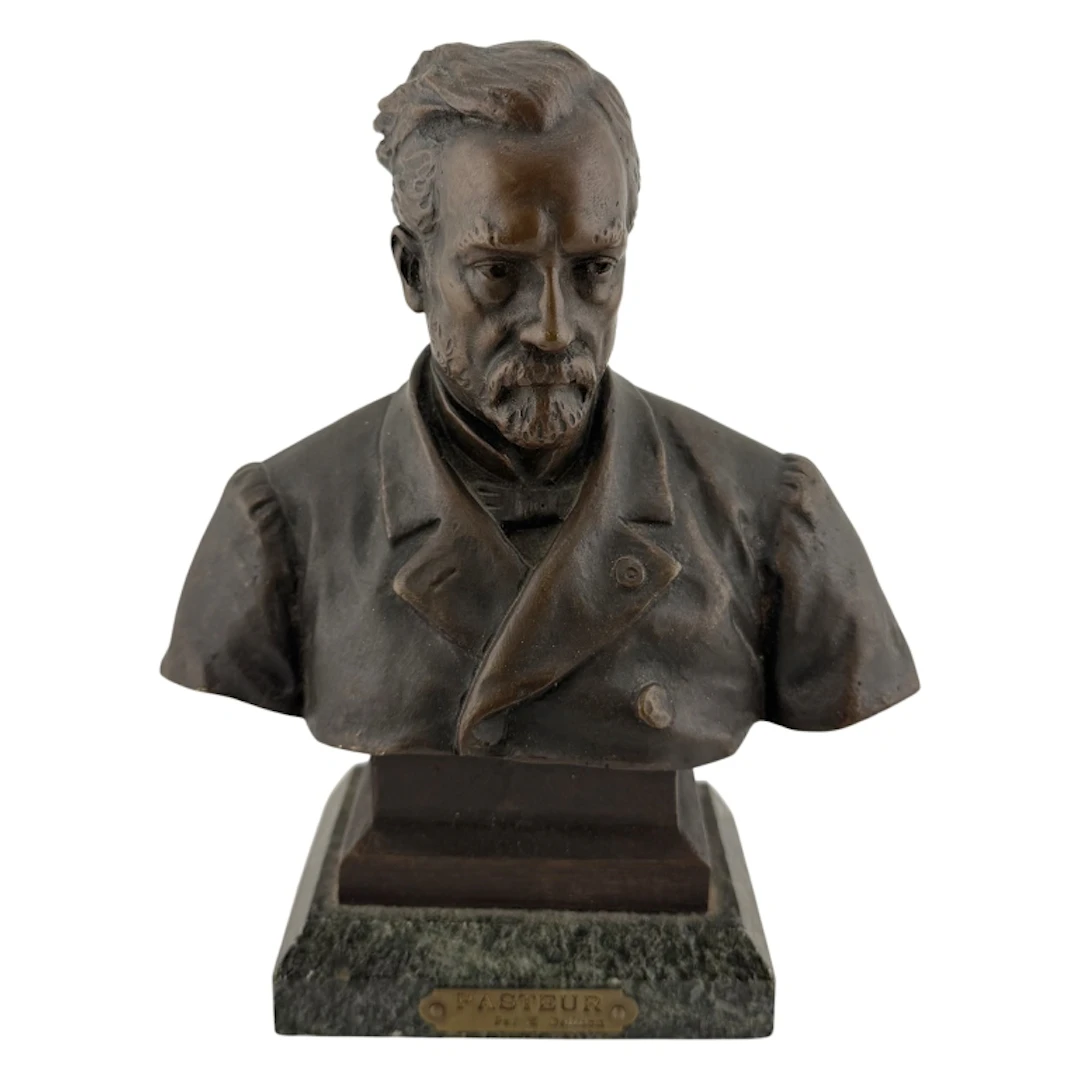 Louis Pasteur Bronze Bust Horace Daillion