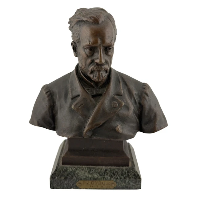 Louis Pasteur Bronze Bust Horace Daillion