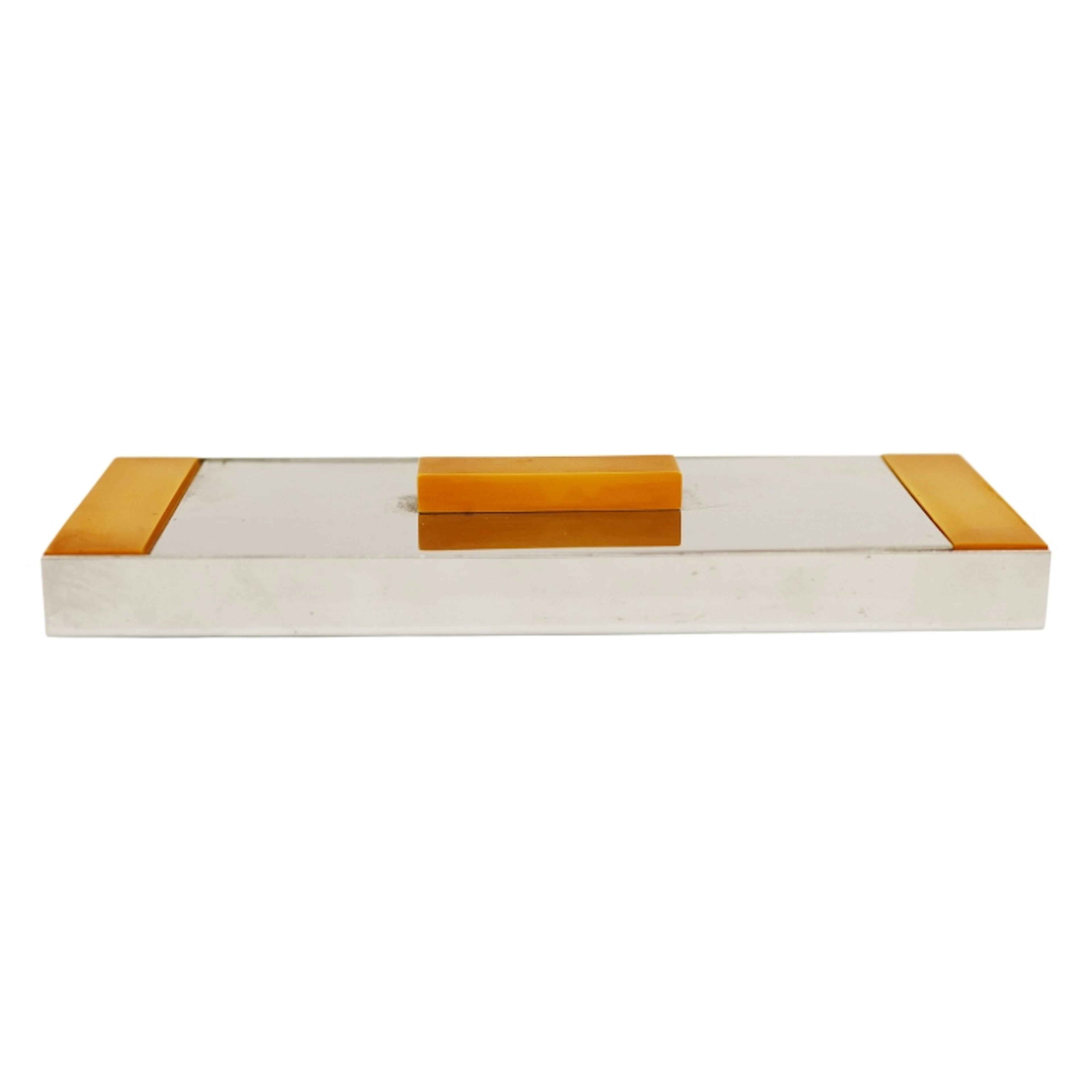Chase Chrome & Bakelite Piccadilly Cigarette Box