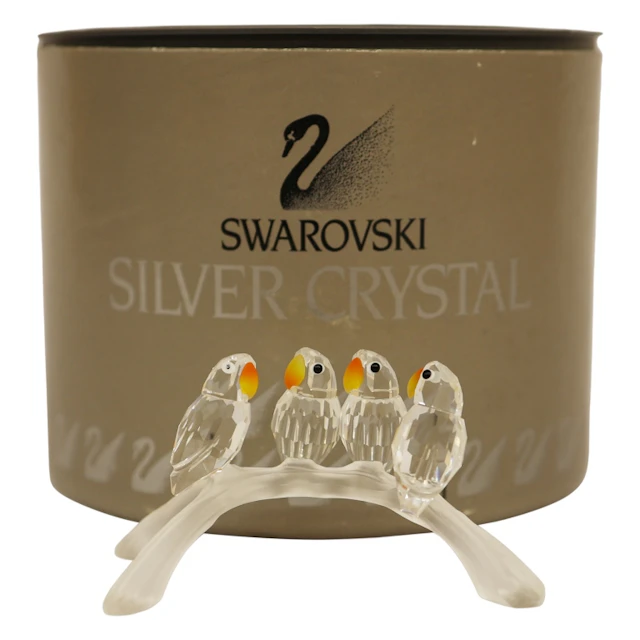 Swarovski Feathered Beauties Baby Lovebirds