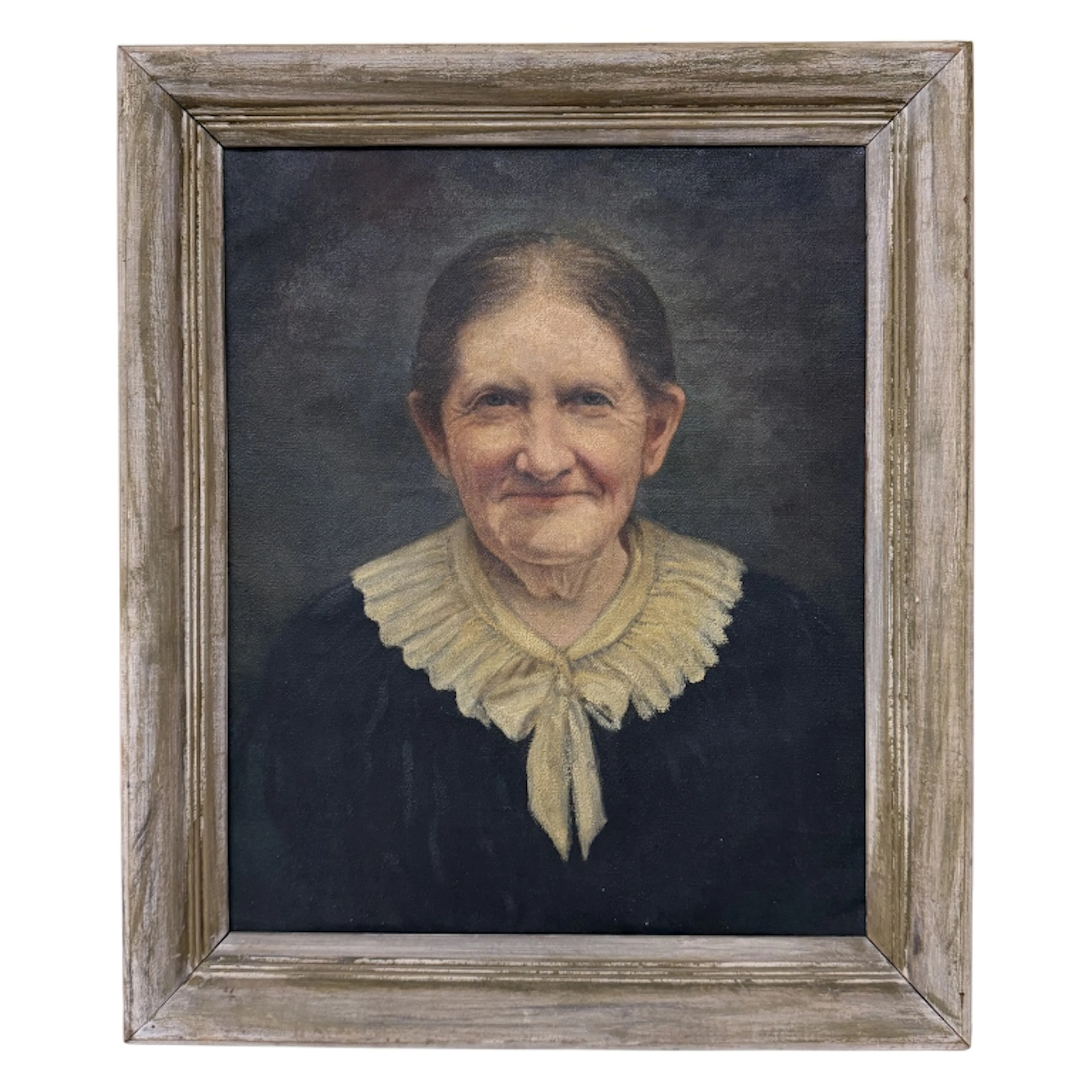 19th C American Portrait Oil Painting