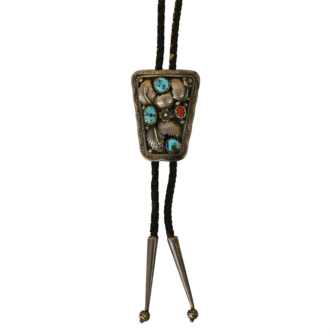 Rob Livingston Navajo Sterling Bolo Tie