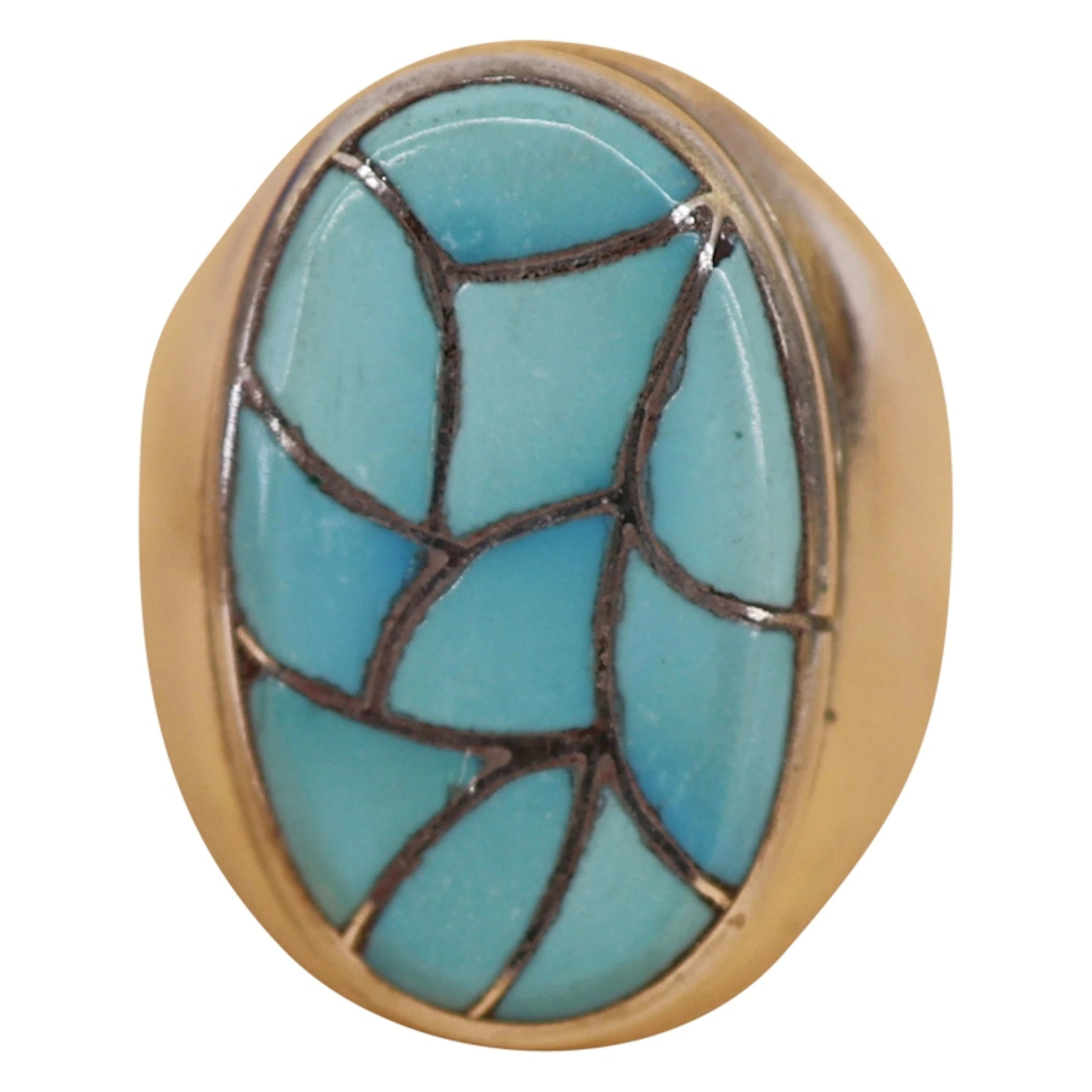 Emma Lincoln Bonney Sterling Turquoise Inlay Ring