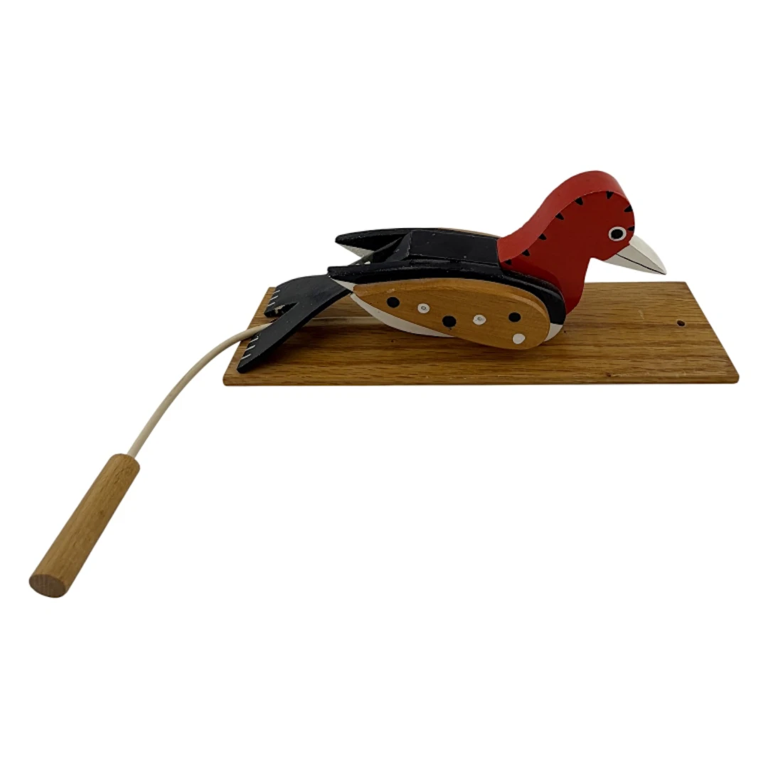 Woodpecker Pull-String Novelty Door Knocker