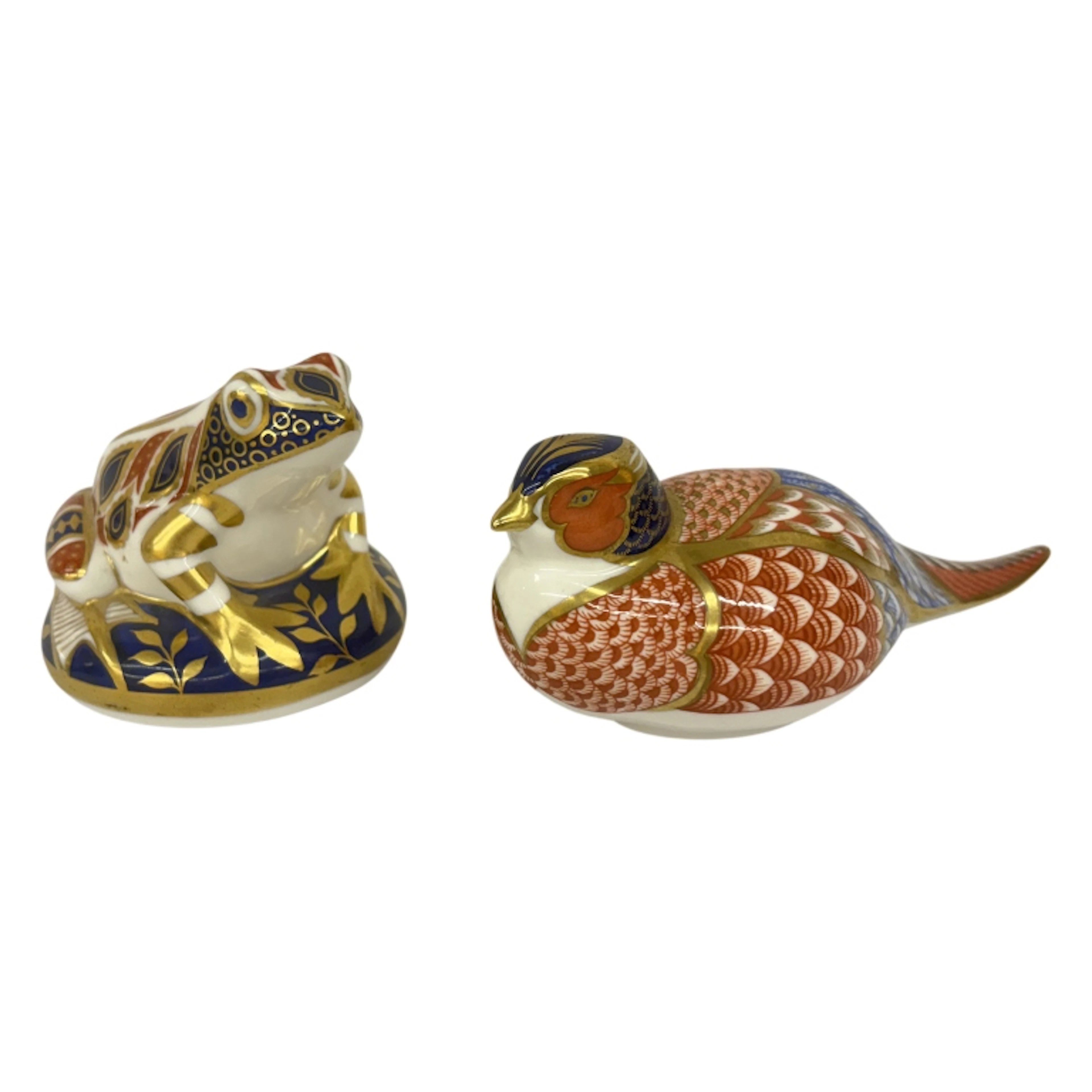 Royal Crown Derby Imari Porcelain Animal Figures