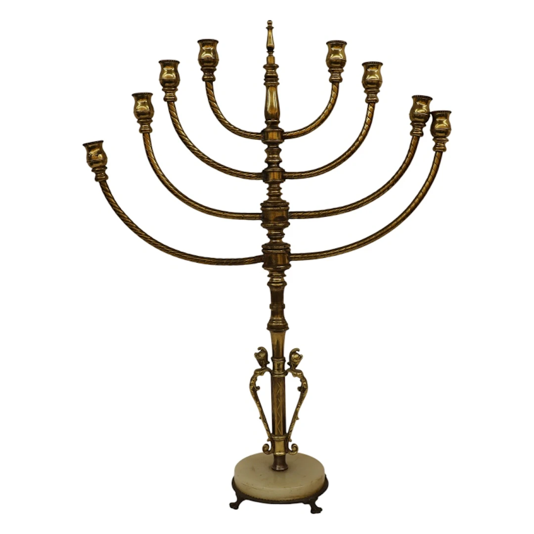 Brass 8-Branch Candelabrum