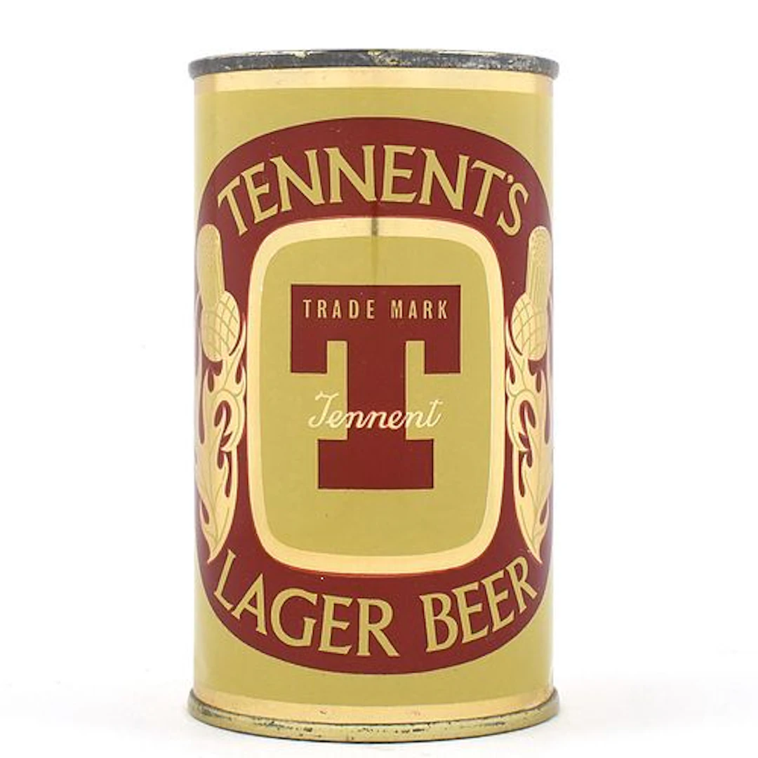 Tennents Lager Beer Scottish Flat Top MAROON EXCEPTIONAL