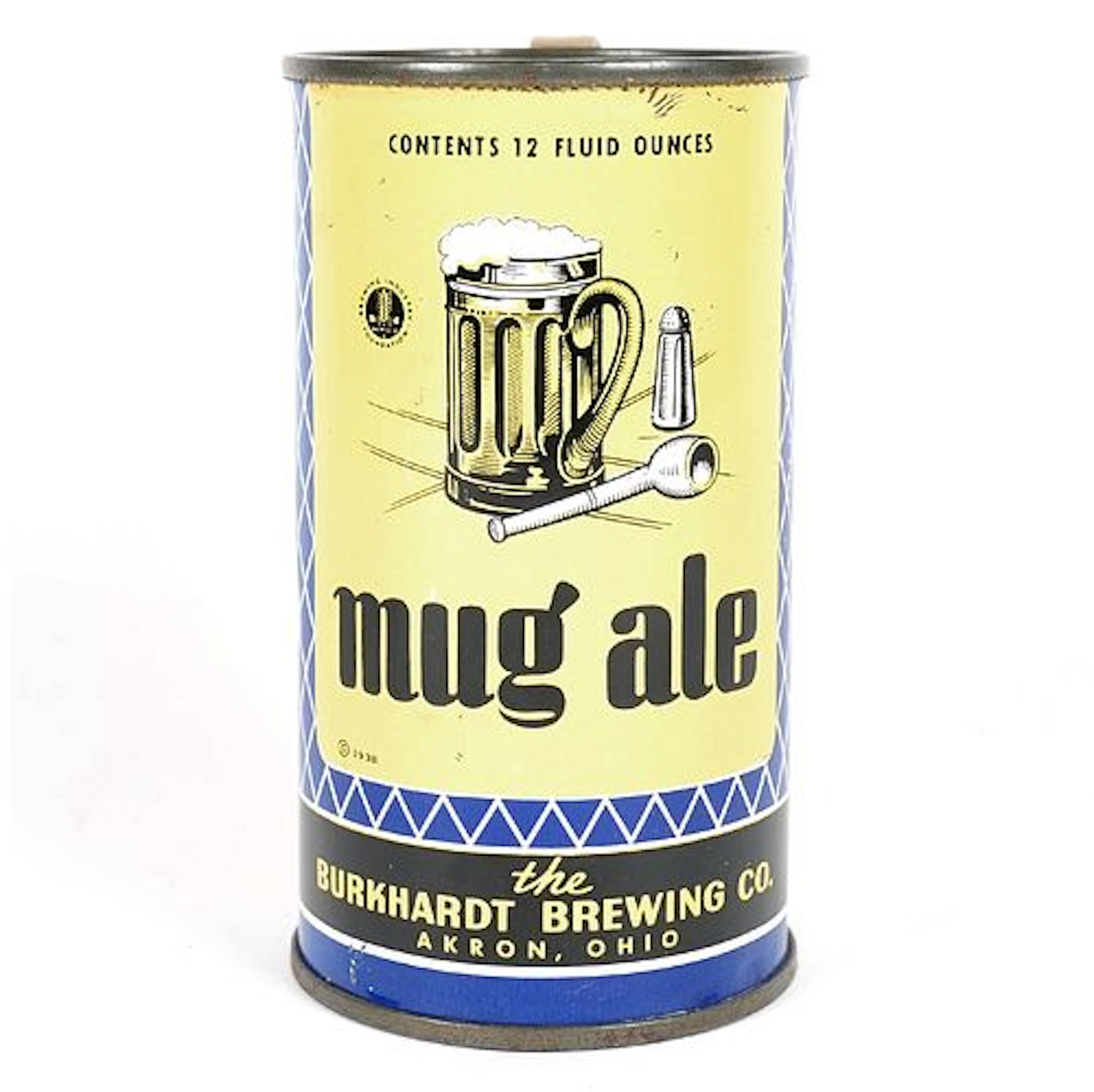 Mug Ale Flat Top Drinking Mug BURKHARDT 100-34 TOUGH