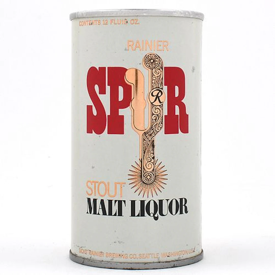 Spur Stout Malt Liquor Pull Tab METALLIC 125-28