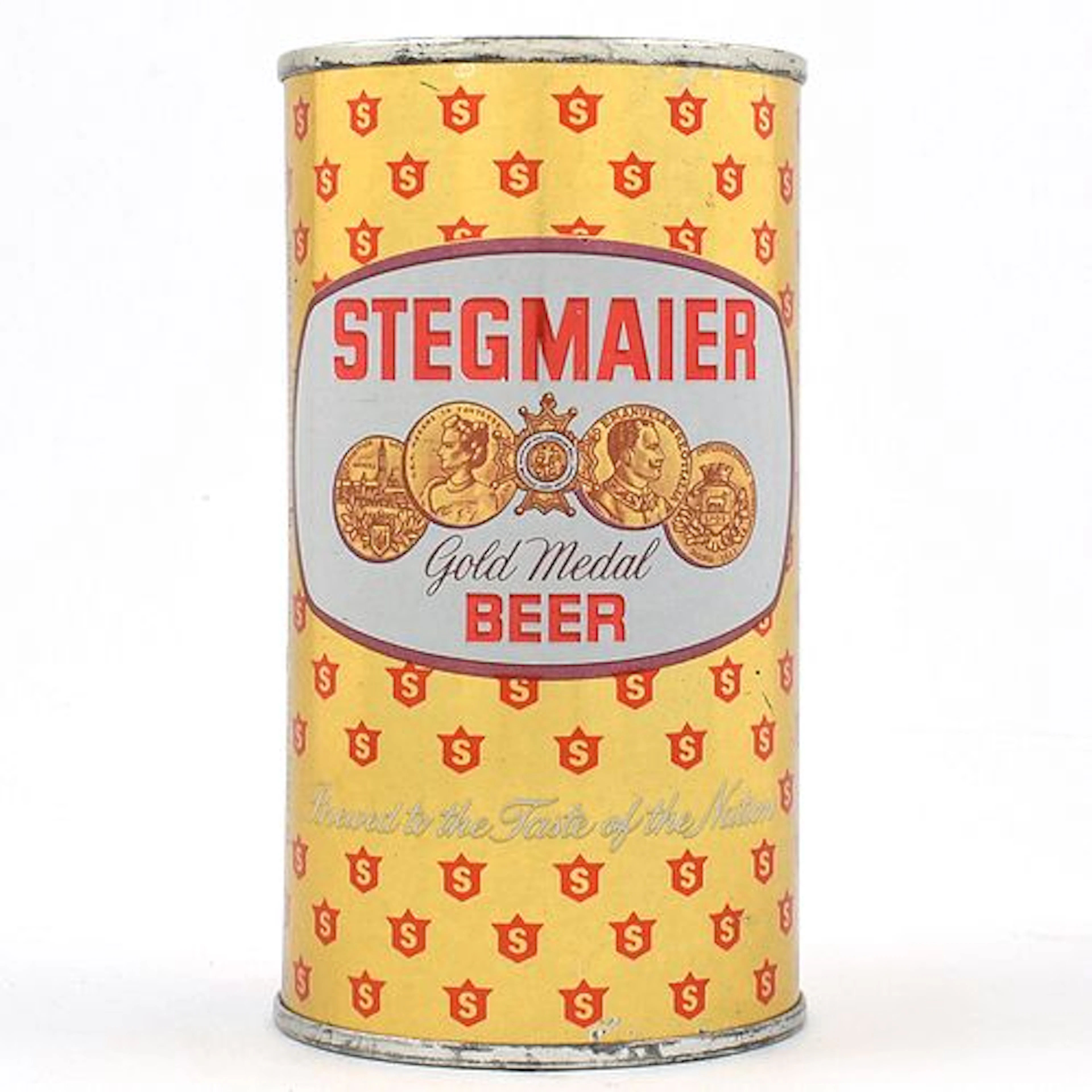 Stegmaier Gold Medal Beer Flat Top 2-SIDED METALLIC 136-5 EXCEPTIONAL