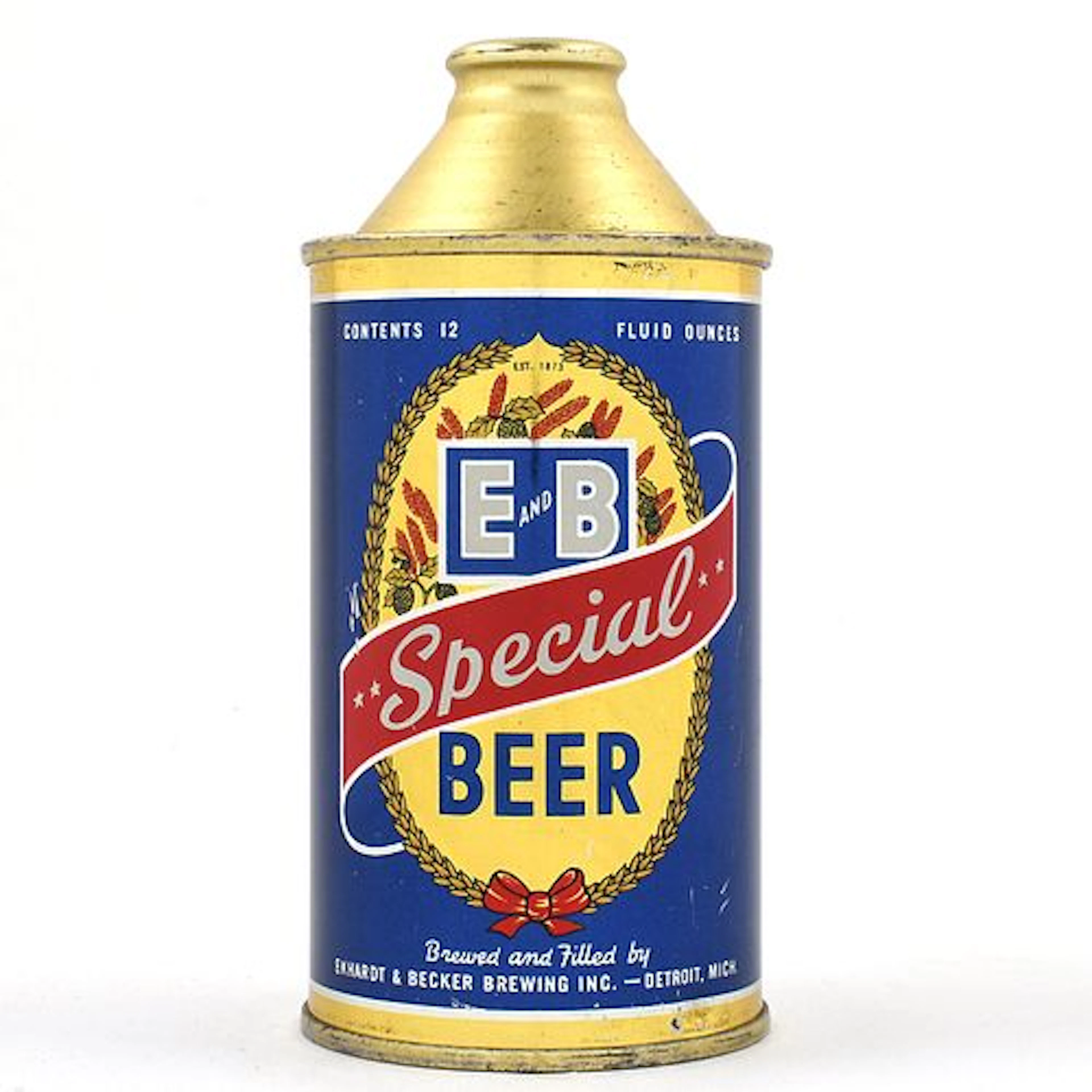 E and B Special Beer Cone Top 160-15 OUTSTANDING