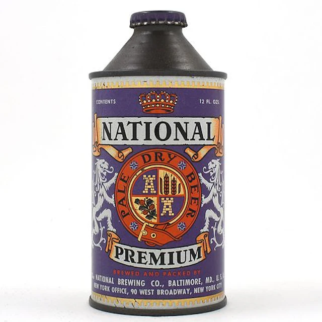 National Premium Beer Cone Top NON-IRTP 175-3 EXCELLENT