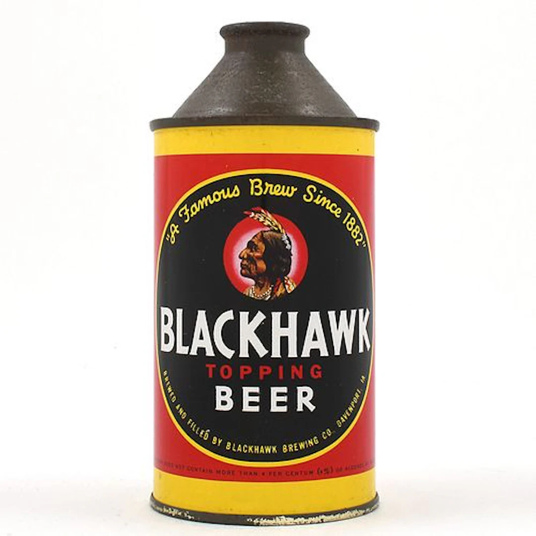 Blackhawk Topping Beer Cone Top DNCMT 4 PERCENT 152-26 EXCEPTIONAL