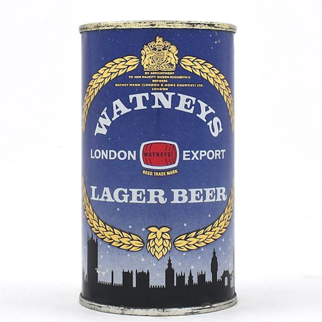 Watneys London Export Lager Beer English Flat Top OUTSTANDING
