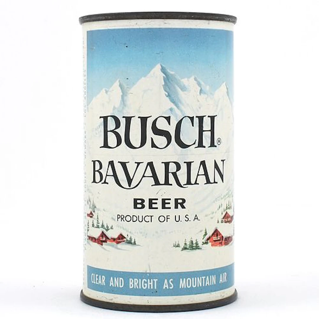 Busch Bavarian Beer Bank Lid Flat Top 47-20