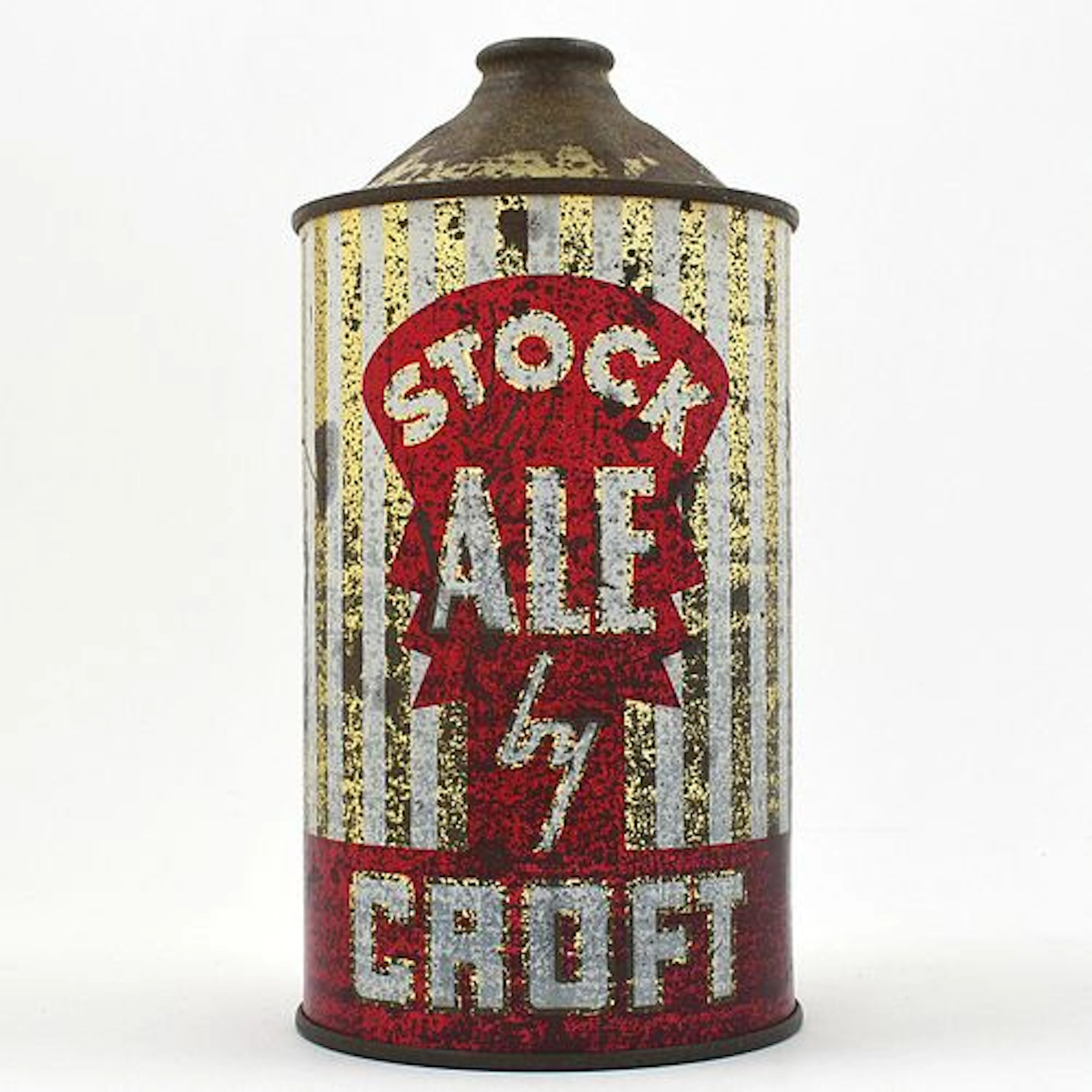 Croft Stock Ale Quart Cone Top RARE INDOOR 206-5