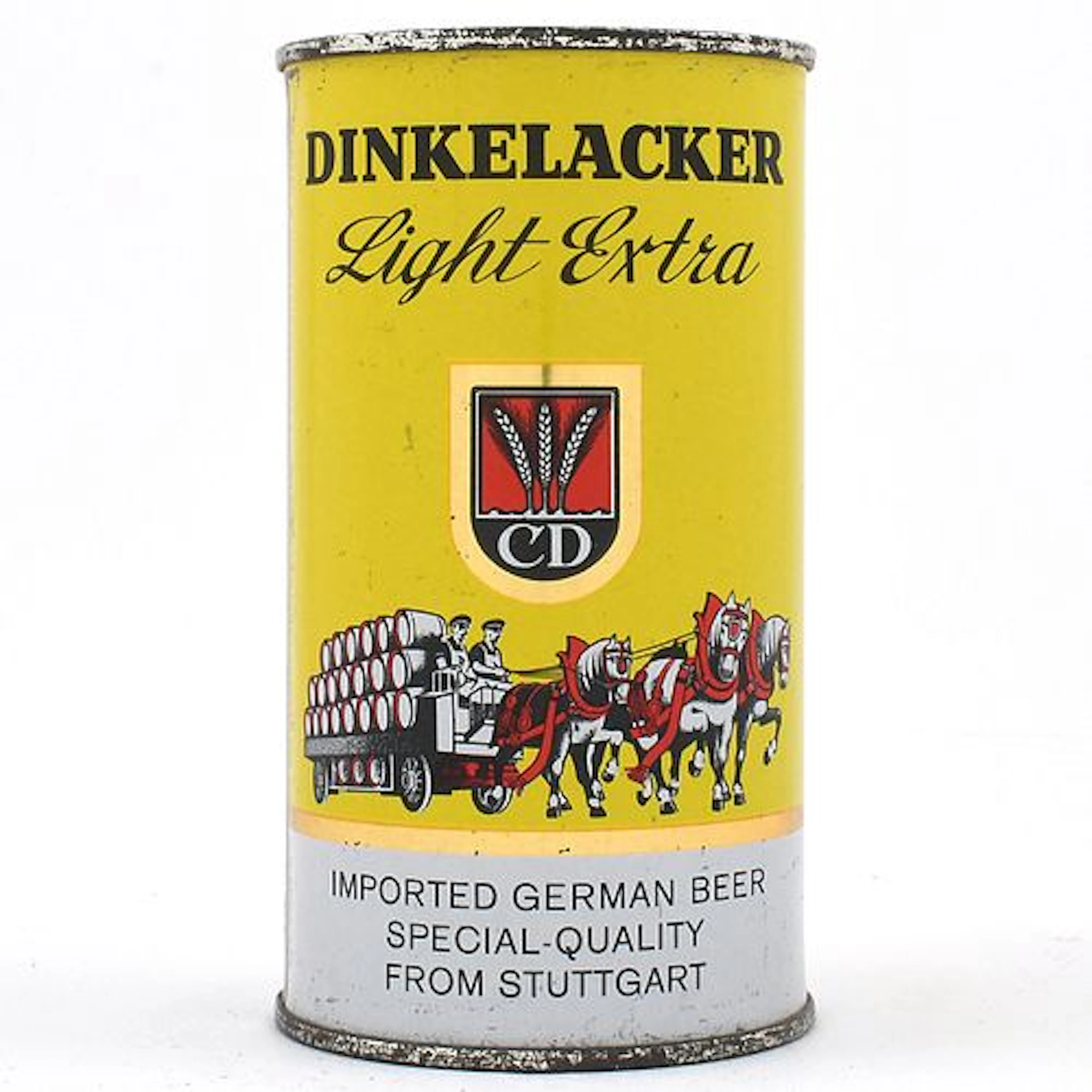 Dinkelacker Light Extra Beer German Flat Top EXCELLENT