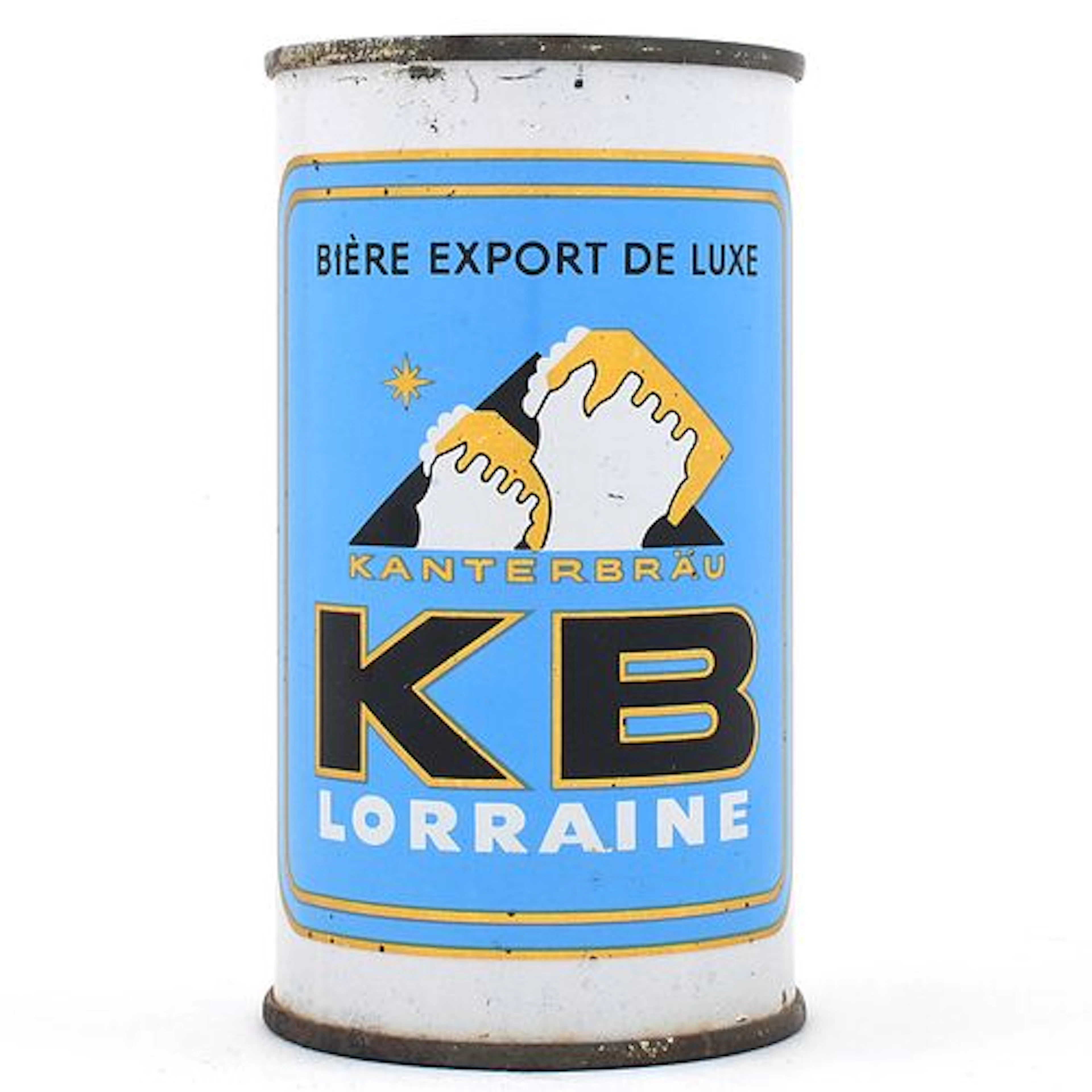 KB Lorraine Export De Luxe Beer French Flat Top SCARCE