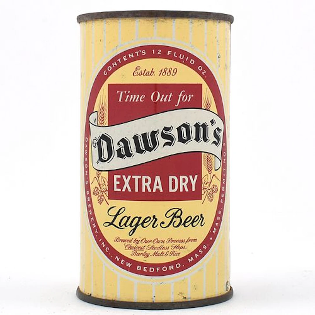 Dawsons Extra Dry Lager Beer Flat Top 53-18 SCARCE
