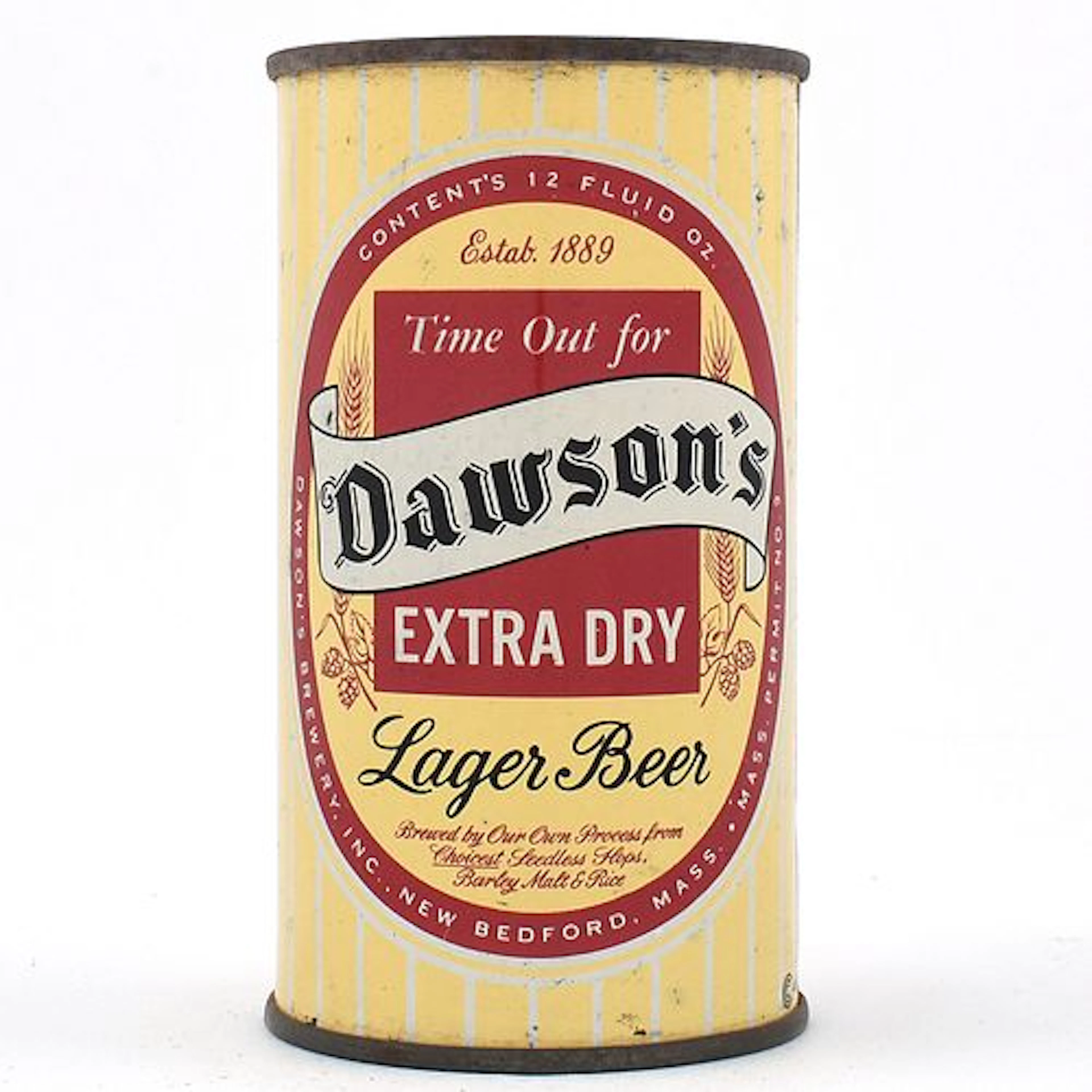 Dawsons Extra Dry Lager Beer Flat Top 53-18 SCARCE