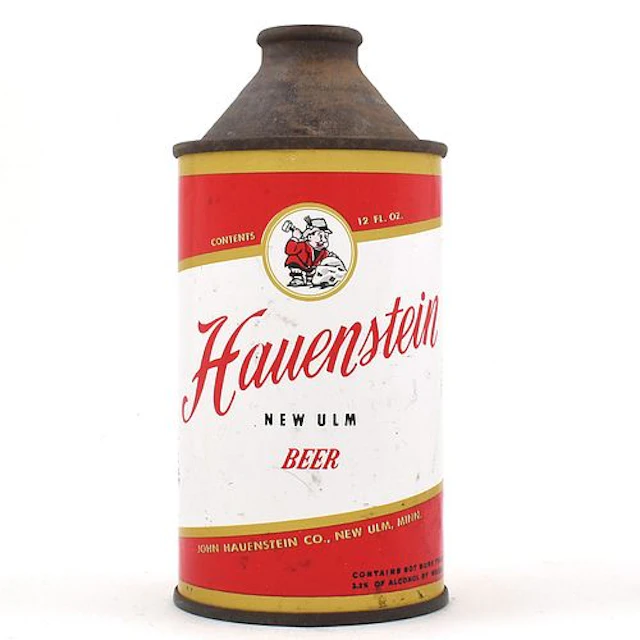 Hauenstein New Ulm Beer Cone Top 168-18
