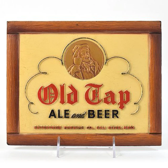 Old Tap Ale And Beer Composite Sign RARE