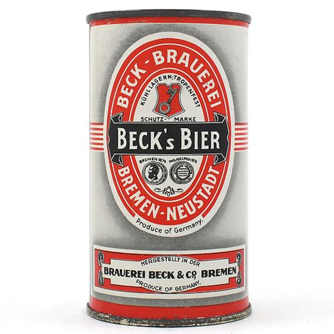 Becks Beer German Flat Top