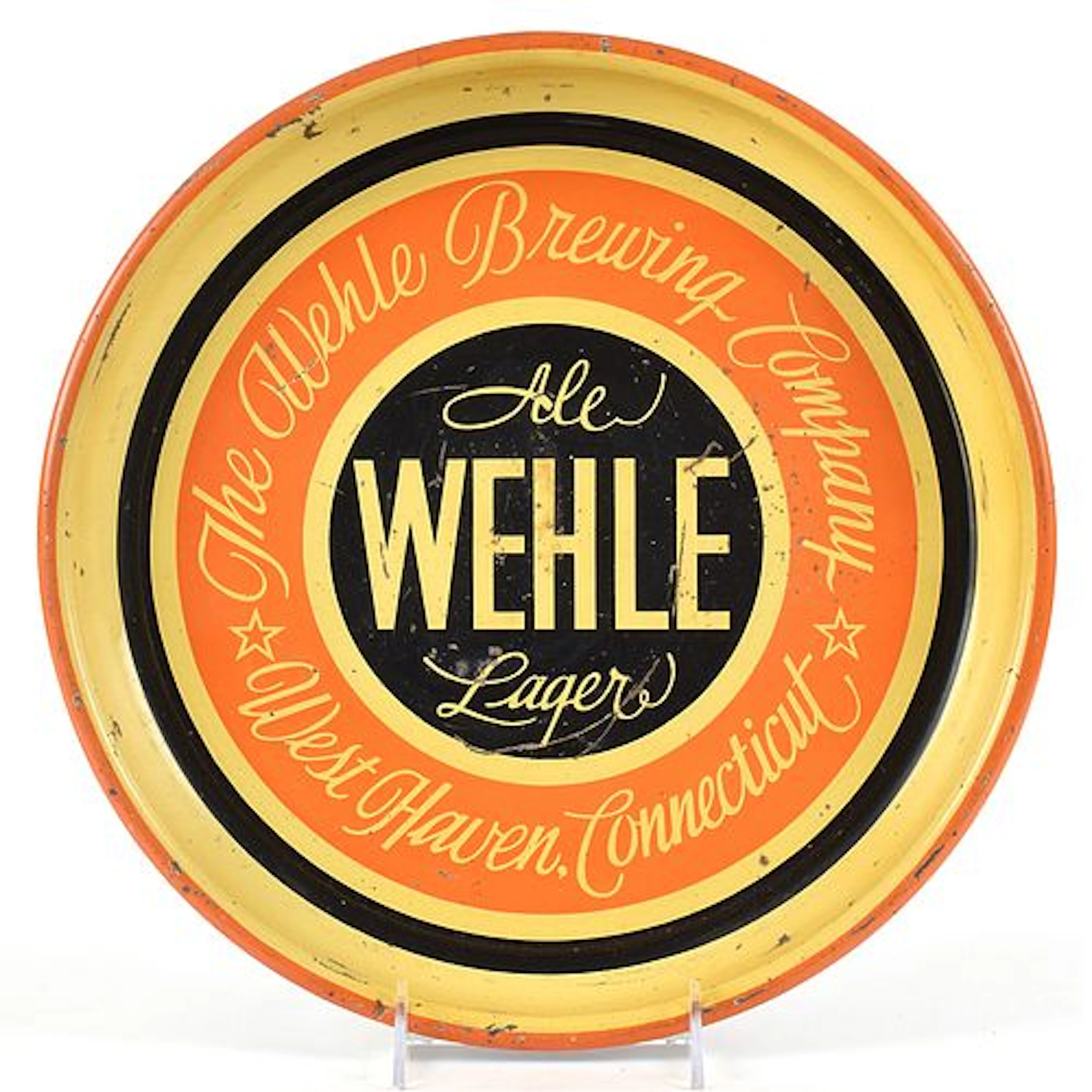 Wehle Ale-Lager 1930s Serving Tray