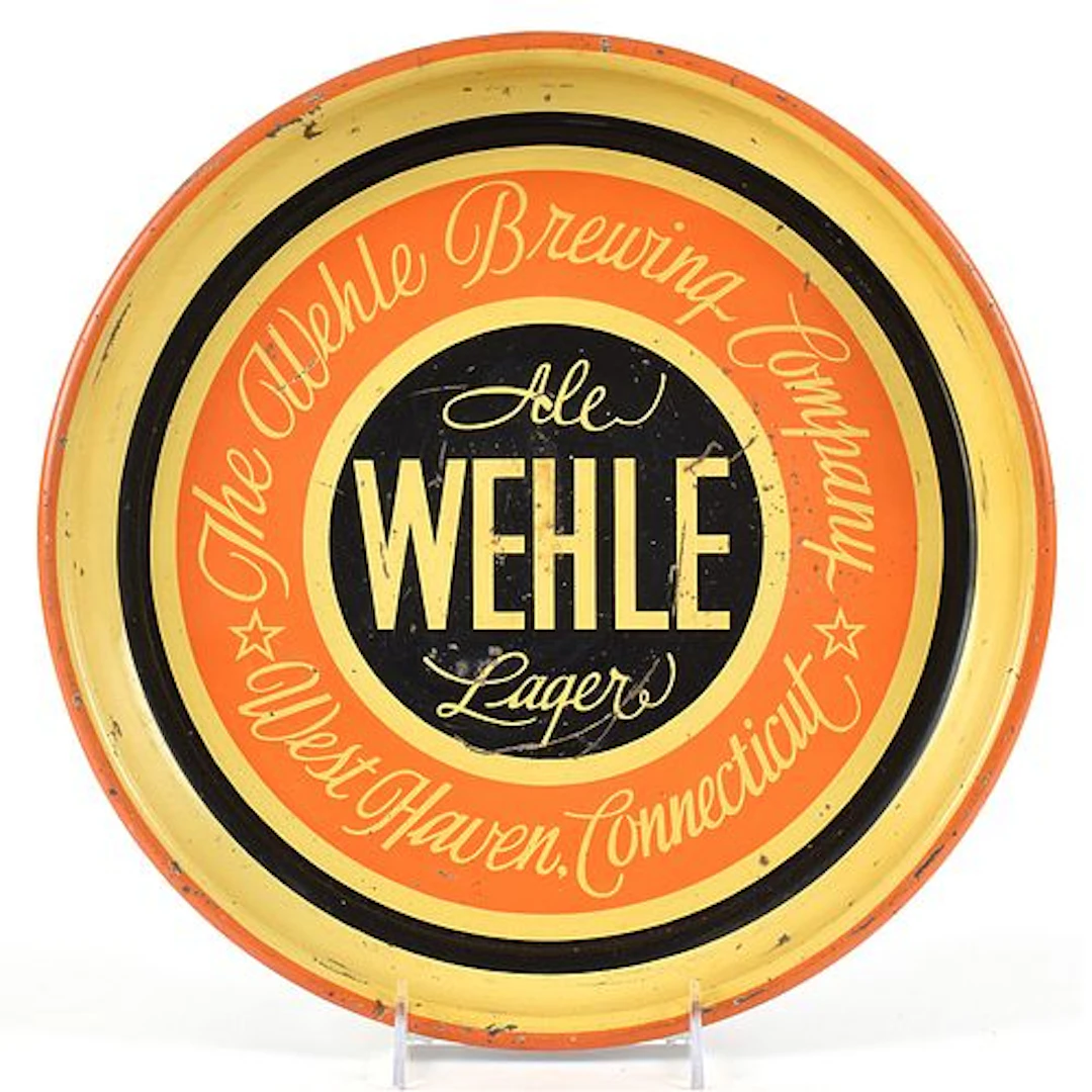 Wehle Ale-Lager 1930s Serving Tray