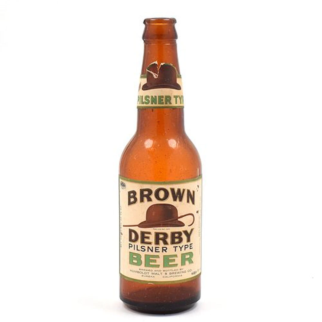 Brown Derby Beer 1930s Bottle