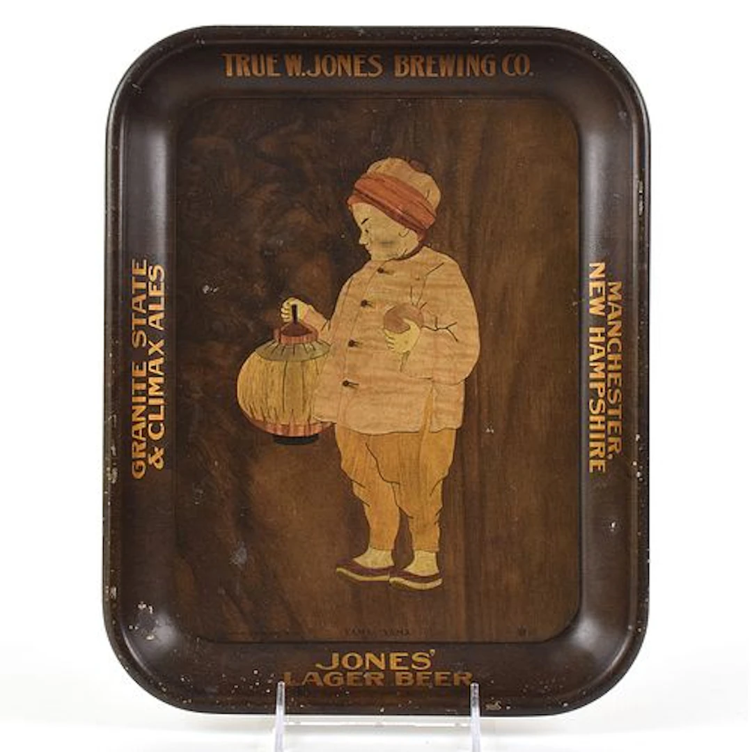 True W Jones Pre-Prohibition Serving Tray STOCK YAMA YAMA RARE