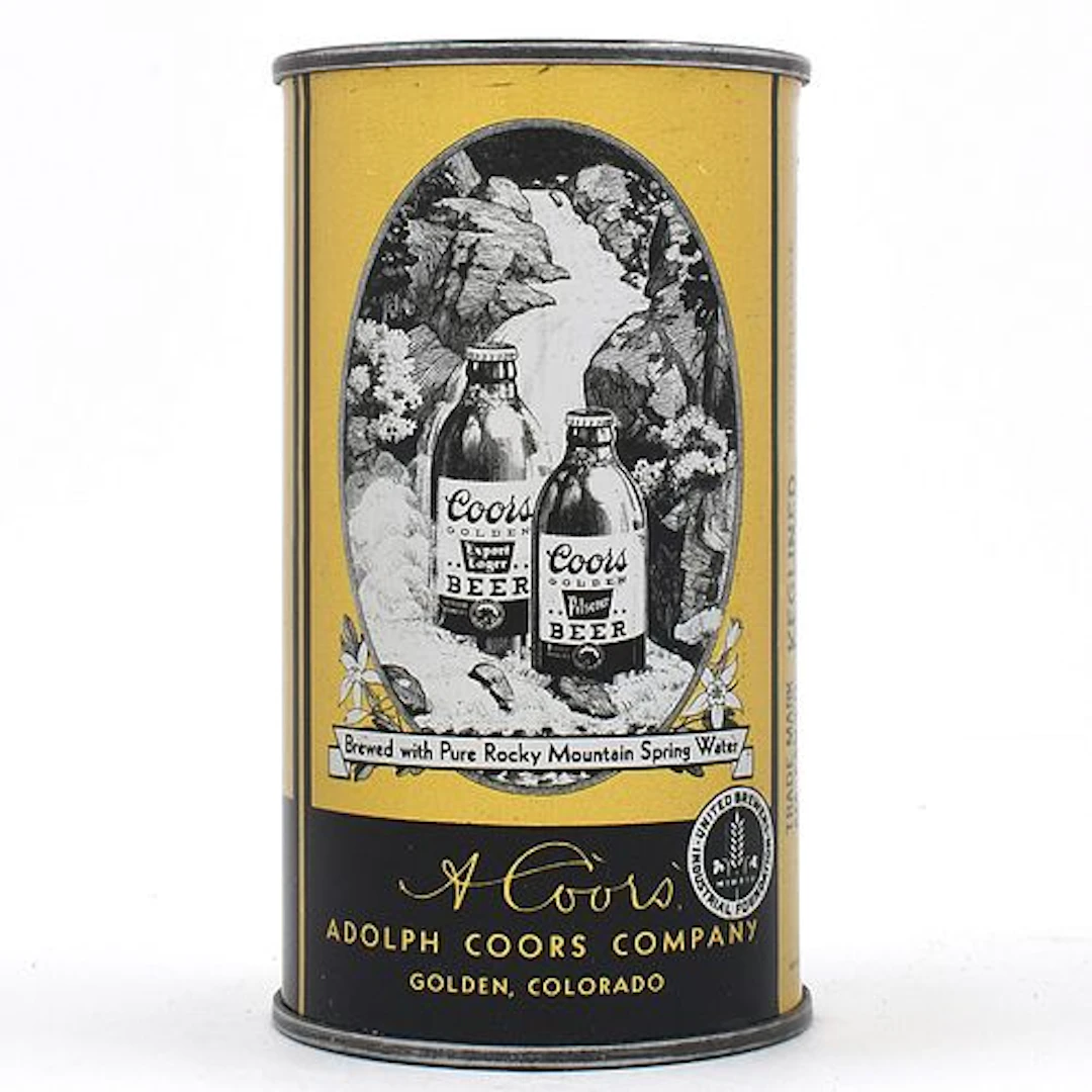 Coors Golden Beer Flat Top WATERFALL 51-17