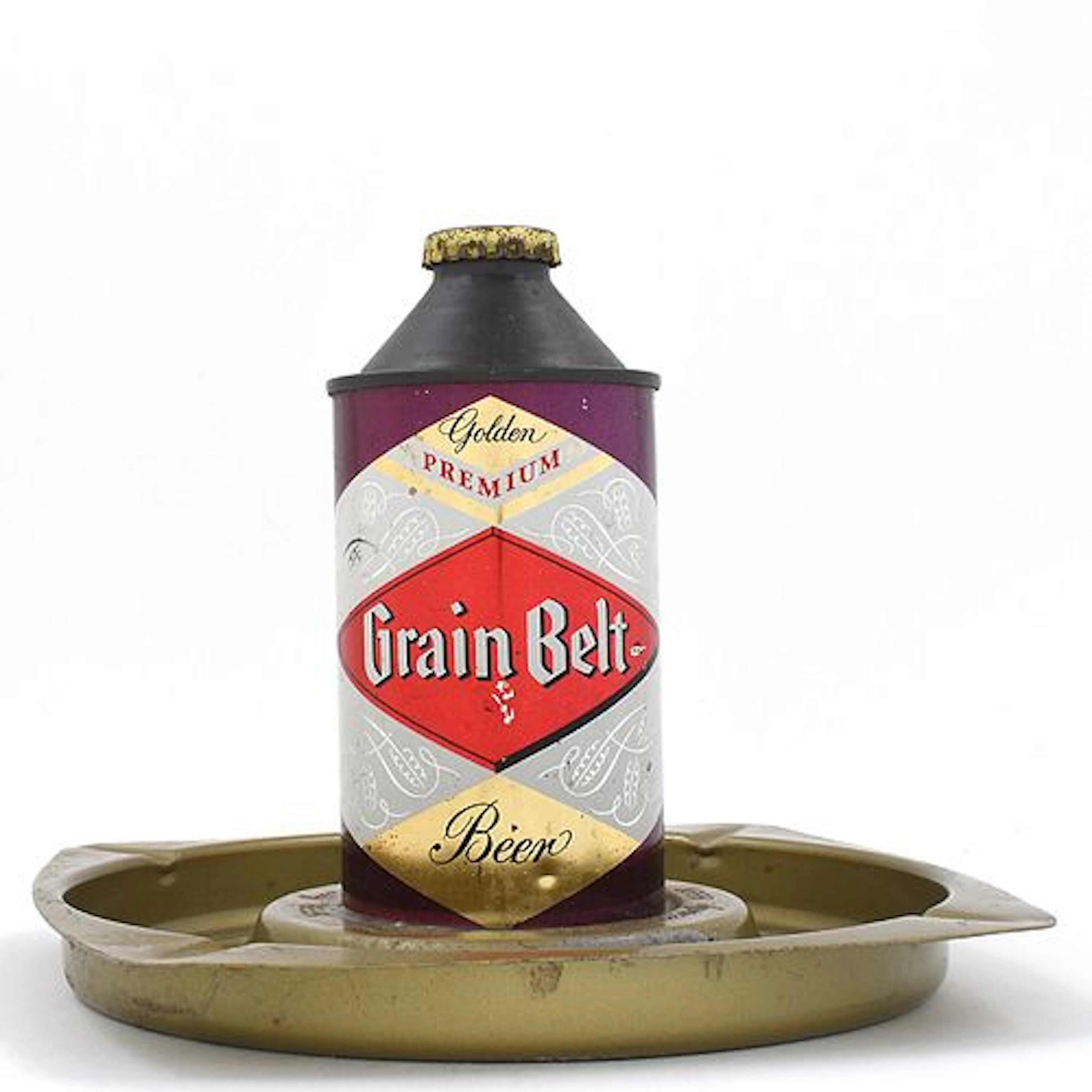 Grain Belt 1950s Cone Top Ashtray