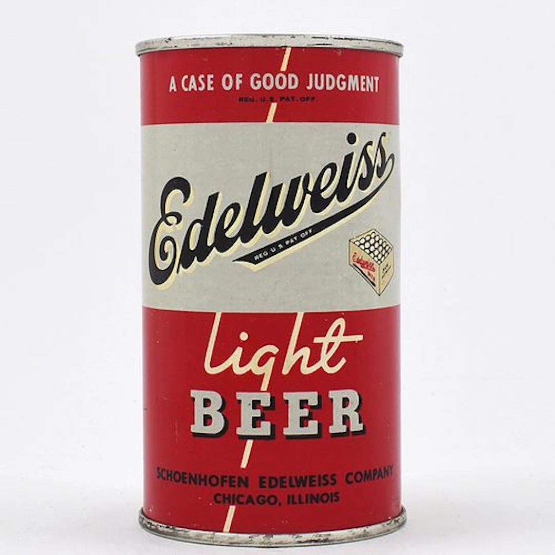 Edelweiss Light Beer Flat Top IRTP 58-39 EXCELLENT