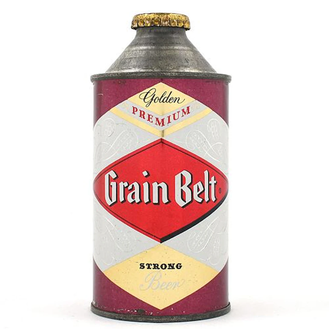 Grain Belt Beer Cone Top STRONG 167-23 EXCEPTIONAL