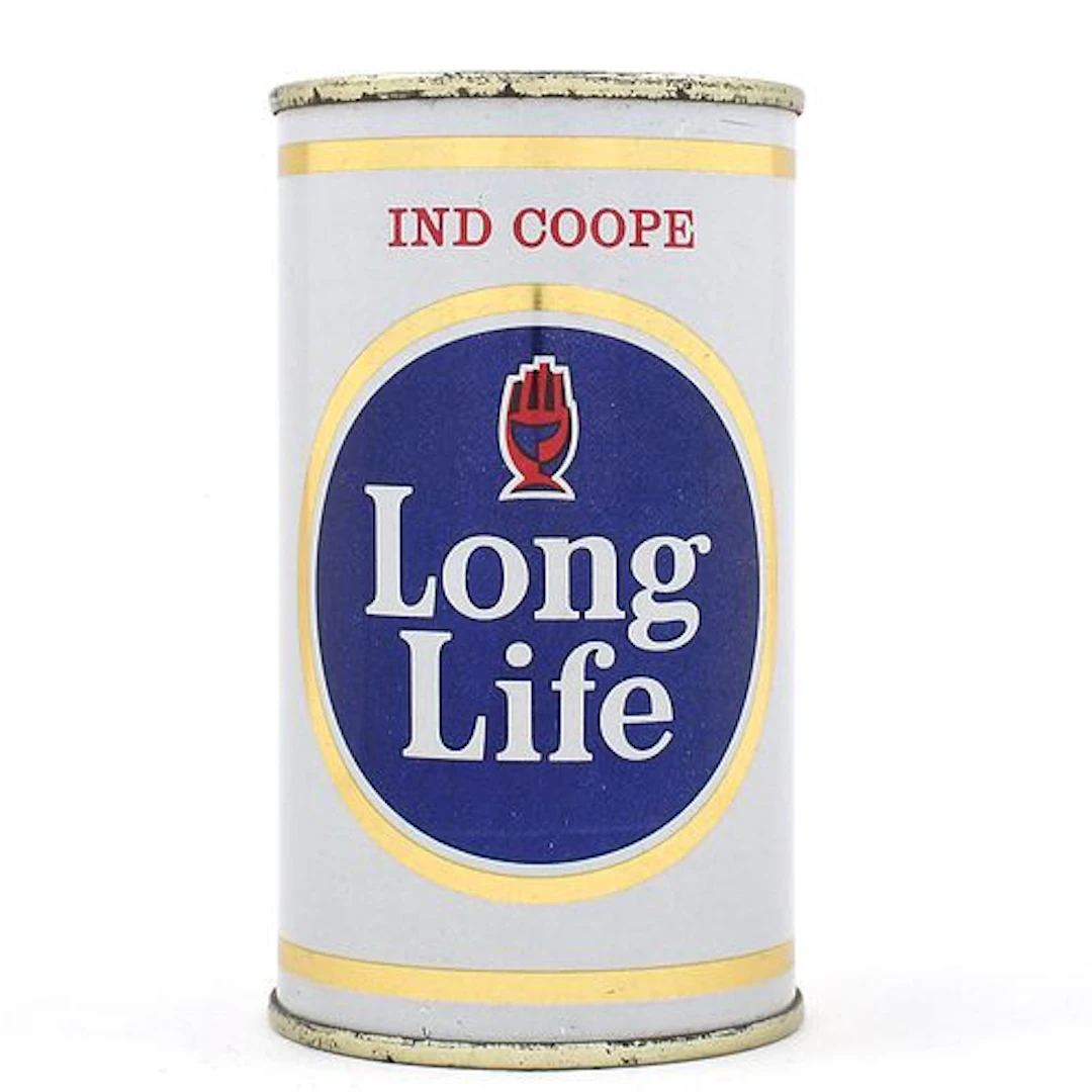 Ind Coope Long Life Beer English Flat Top MINTY