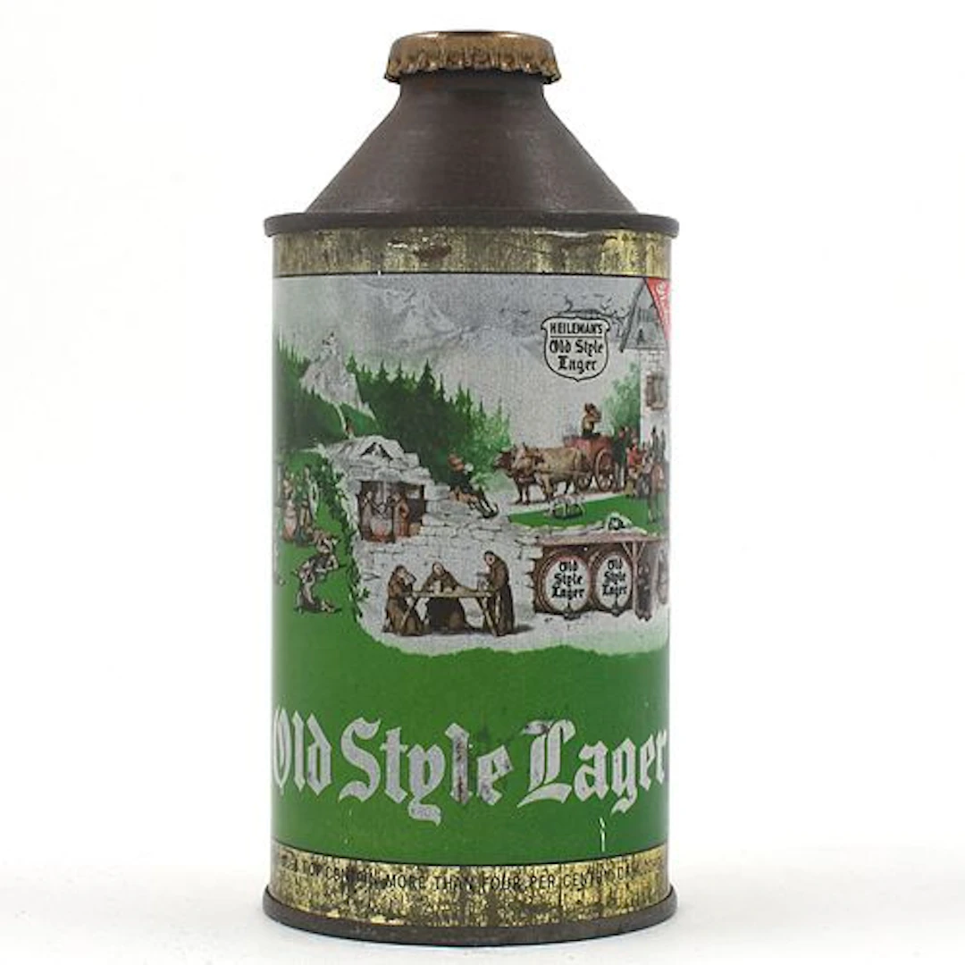 Old Style Lager Cone Top NON-IRTP DNCMT 4 PERCENT 177-30