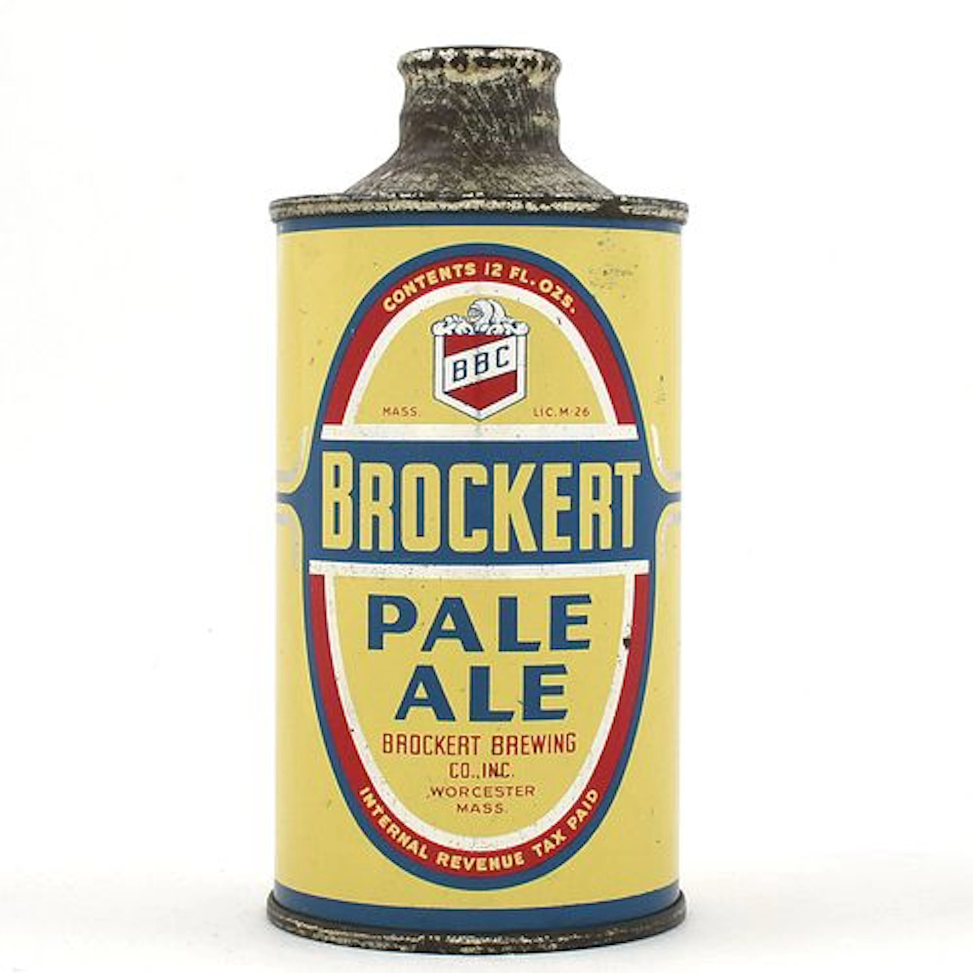 Brockert Pale Ale Cone Top 154-24 EXCELLENT