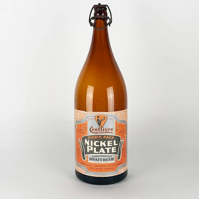 Nickel Plate Picnic Pack Half-Gallon Draft Beer Bottle, Centlivre