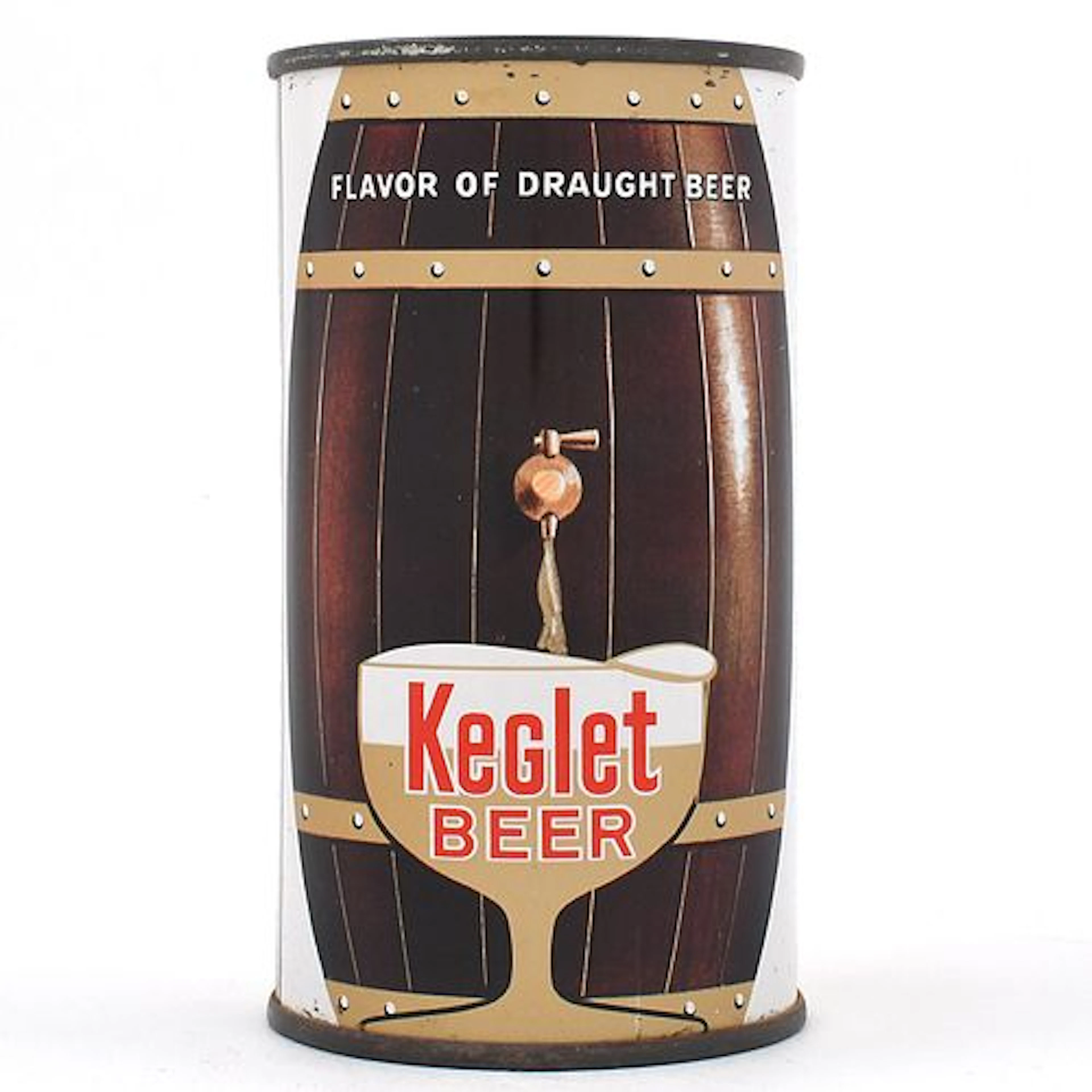 Keglet Beer Flat Top ESSLINGER ENAMEL PA TAX LID 87-30