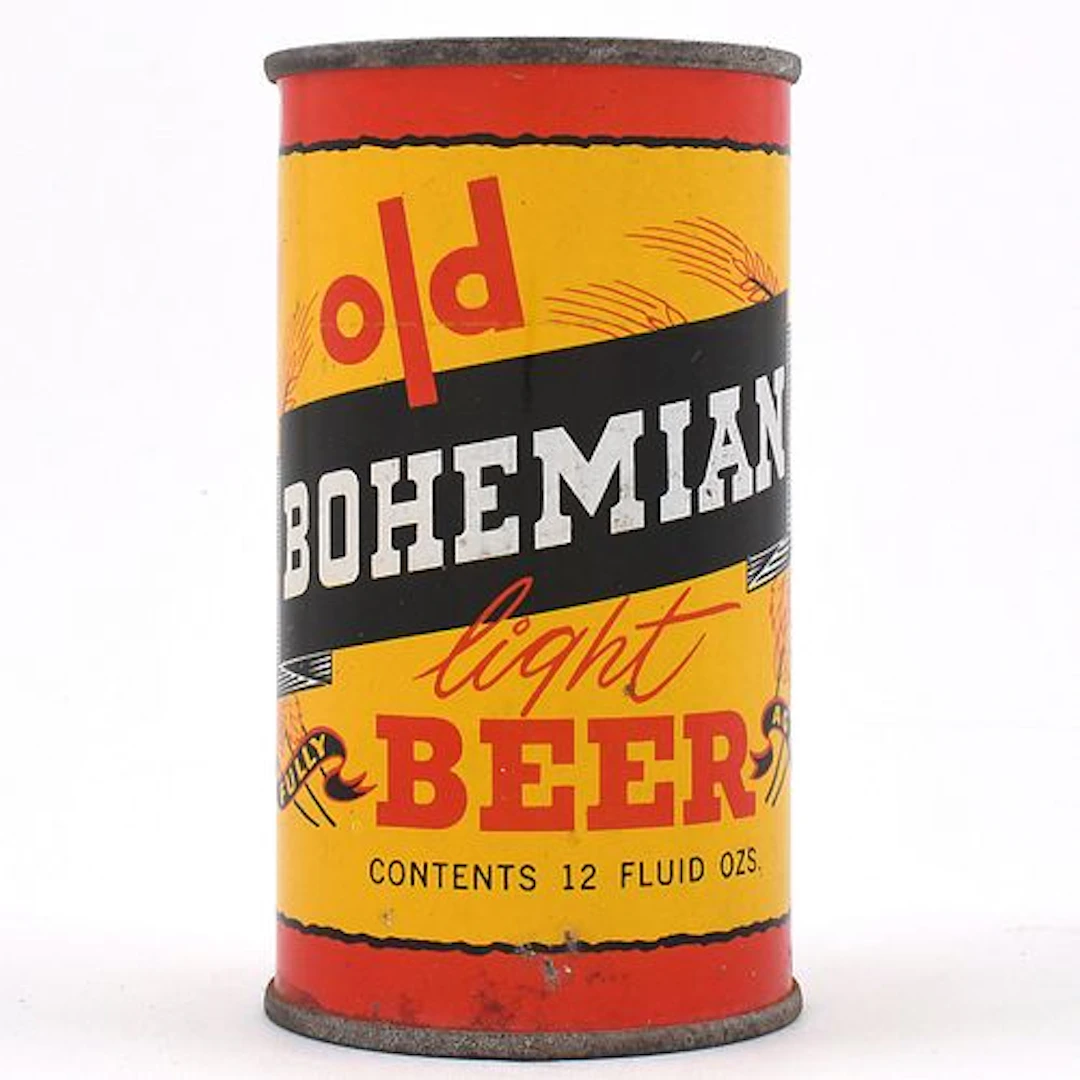 Old Bohemian Light Beer Flat Top HARVARD NON-IRTP 104-12